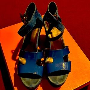 Hermes Deep Blue Espadrilles